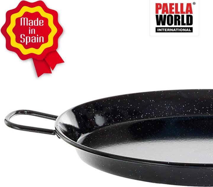 Actual product image All'Grill Enamelled paella pan Ø 50 cm (50 cm, Paella pan, Enamel, Steel)
