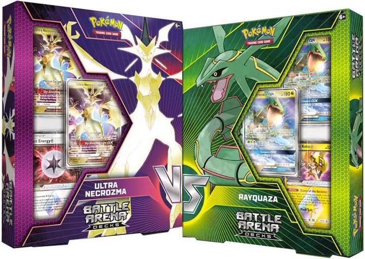 Actual product image Nintendo PKM: Battle Arena Deck Rayquaza GX vs. Ultra Necrozma GX -E- (English)