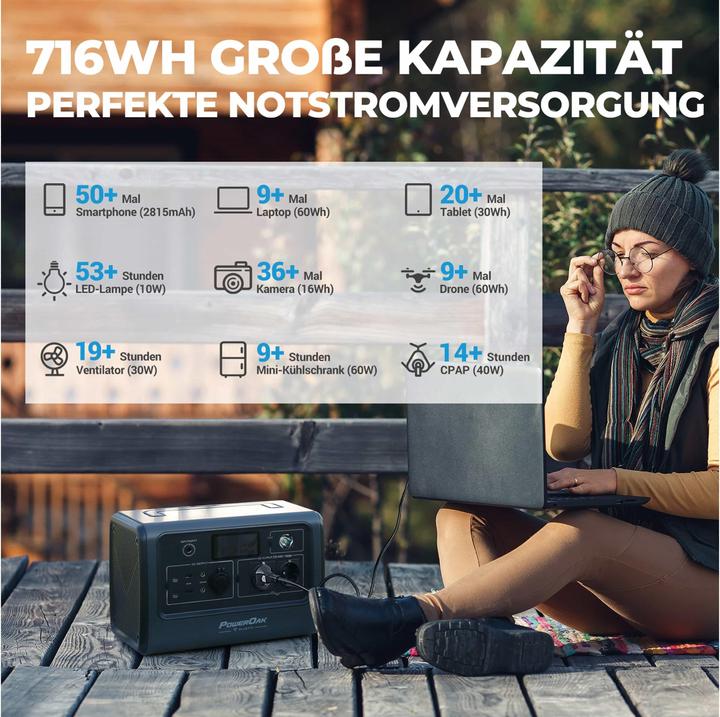 Image du produit Bluetti EB70 (716 Wh, 9.70 kg)