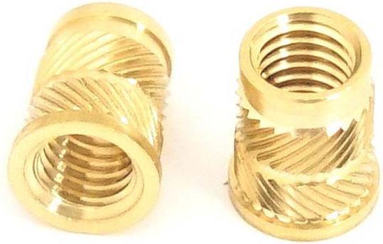 Actual product image Rs Pro M3 Brass Threaded Insert, 5.5mm diameter 4mm Depth (M3)