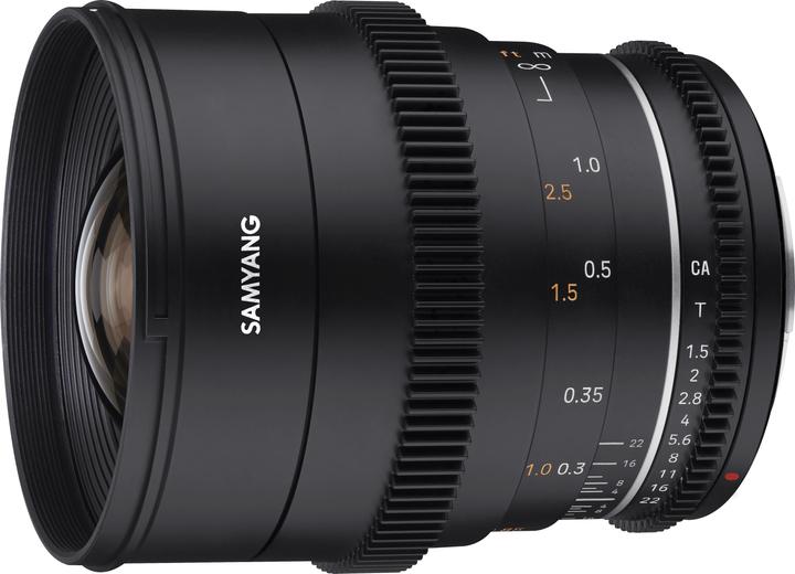 Actual product image Samyang 24mm T1.5 MK2 MFT (Micro Four Thirds, full size, APS-C / DX, Micro Four Thirds)