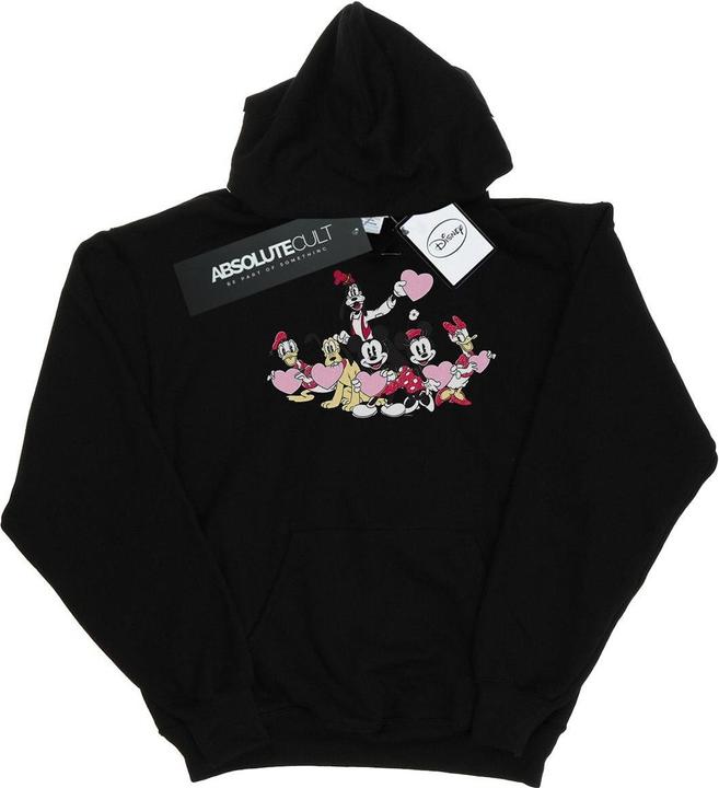 Actual product image Disney Mens Mickey Mouse Love Friends Hoodie (M)