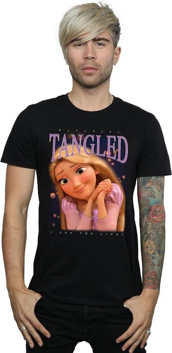 Actual product image Disney Mens Tangled Rapunzel Montage T-Shirt (L)