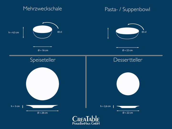 Productafbeelding CreaTable Uno (8 Stuk)