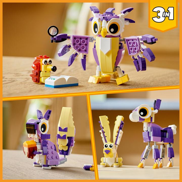Immagine prodotto LEGO Creature mitiche della foresta (31125, LEGO Creator 3-in-1)