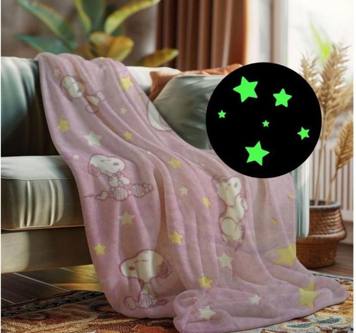 Actual product image Kanguru Snoopy Decke (130 x 150 cm)