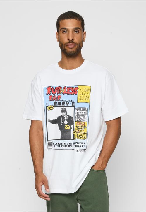 Actual product image Mister Tee Eazy-E RAP Magazine Oversize Tee - 18435 (L)