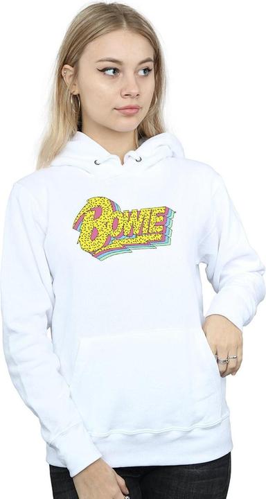 Produktbild David Bowie Moonlight 90s Logo Kapuzenpullover (M)