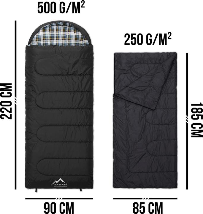 Produktbild Normani Outdoor-Schlafsack Extrem 4-In-1 Antarctica (220 cm)
