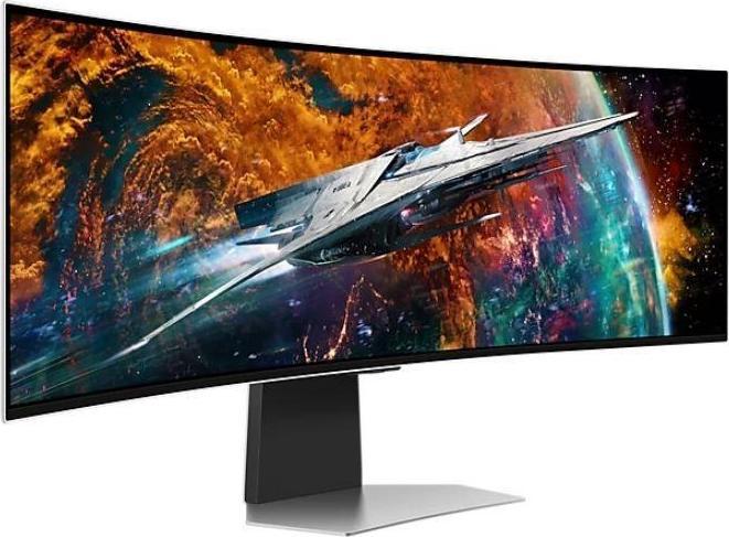 Actual product image Samsung Odyssey OLED G9 - G95SC (5120 x 1440 pixels, 49")