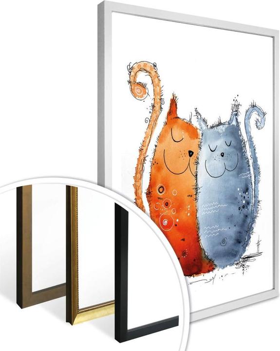Immagine prodotto Trenddeko Hagenmeyer - Cats in Love (24 x 30 cm)