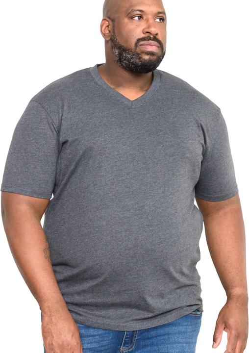 Actual product image DUKE T-shirt Signature 2 with V-neck King Size cotton (XXL)