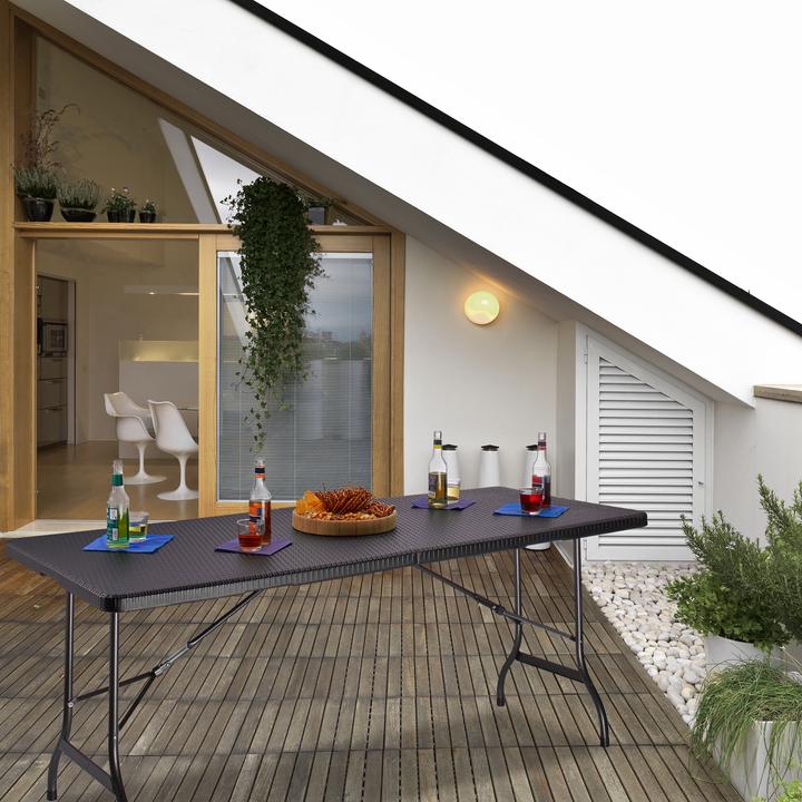 Actual product image Relaxdays garden table (178 cm)