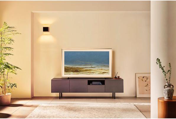 Produktbild Samsung The Frame LS03D 75 Zoll Smart TV Q75LS03DAU 2024 (75", LS03D, QLED, 4K, 2024)
