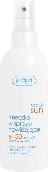 Ziaja Sopot Sun Feuchtigkeitsspendende Milch -SPF 30 Spray 170 ml (Sonnenmilch, SPF 30, 170 ml)