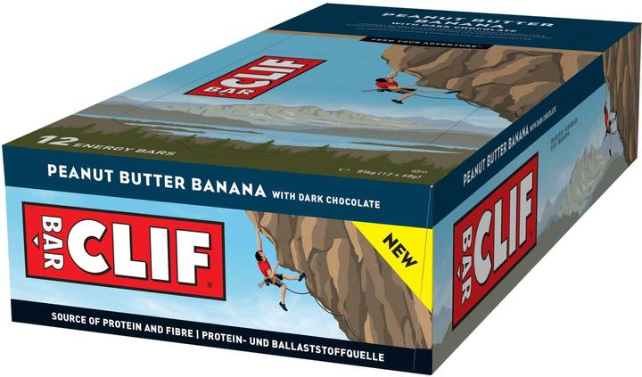 Actual product image Clif Bar Energy bar (Dark chocolate, Banana, 12 pcs., 816 g)