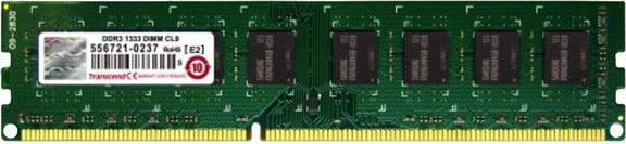 Actual product image Transcend Memory 4 GB (1 x 4GB, 1333 MHz, DDR3-RAM, DIMM)