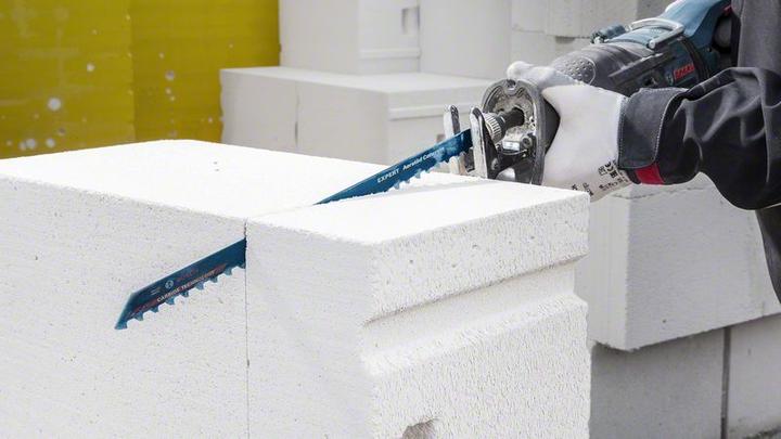 Actual product image Bosch Professional Zubehör EXPERT 'Aerated Concrete' S 1241 HM reciprocating saw blade, 10 pieces
