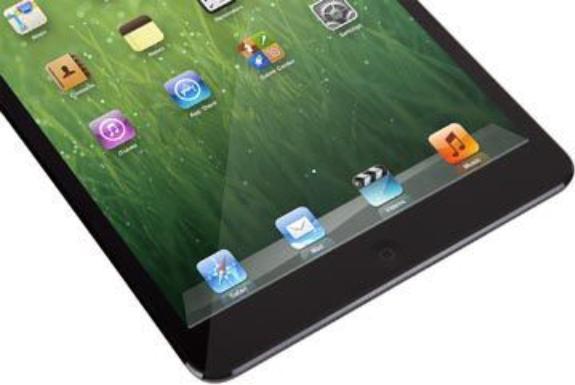 Image du produit Moshi iVisor XT Protection d'écran pour iPad mini/Retina/3 Cadre noir (1 pièce(s), iPad mini)