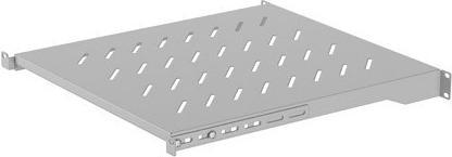 Produktbild Lanberg 19 800mm Rack-Regal (1HE/ 483 x 500 mm Tragkraft bis 25 kg 4-Punkt-Montage)