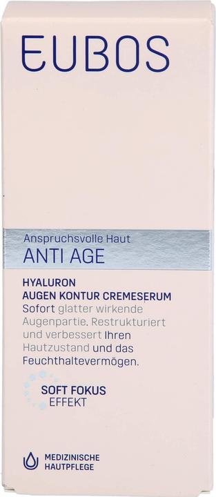 Image du produit Eubos Crème Sérum Contour des Yeux Hyaluron Sensitive, 15 ml CRE (15 ml)