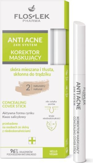 Image du produit Floslek Anti-Acne 24H System Masking Concealer Natural 2 1.33G