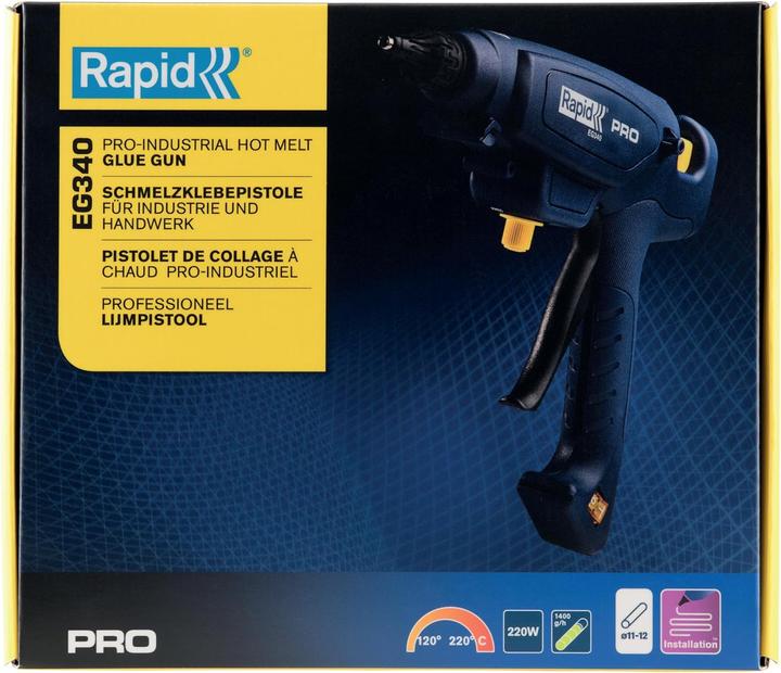 Image du produit Rapid EG340 Pistolet à colle 12mm