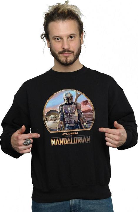 Immagine prodotto Star Wars The Mandalorian Mando And The Child Felpa Uomo (S)