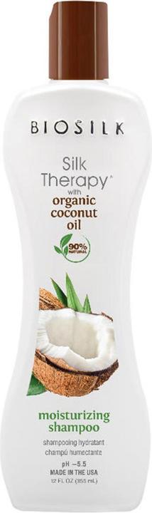 Farouk Systems Biosilk Silk Therapy Coconut Oil (355 ml, Flüssiges Shampoo)