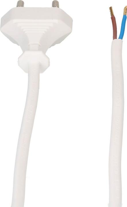 Actual product image Max Hauri TDLF power cable H03VVH2-F2X0.75 3m white (3 m)