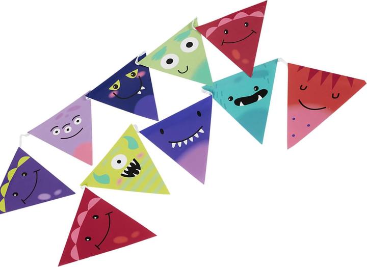 Actual product image Smiffys Monster Halloween Bunting
