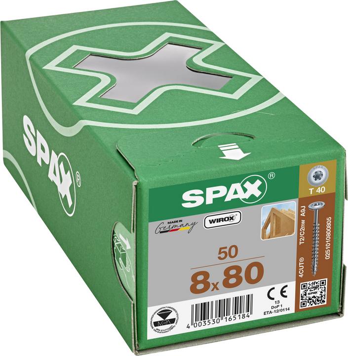 Image du produit Spax Vis pour assemblage bois (50 Vis par pièce)