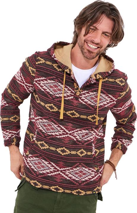 Produktbild Joe Browns Warm Aztec Button Detail Hoodie (XL)