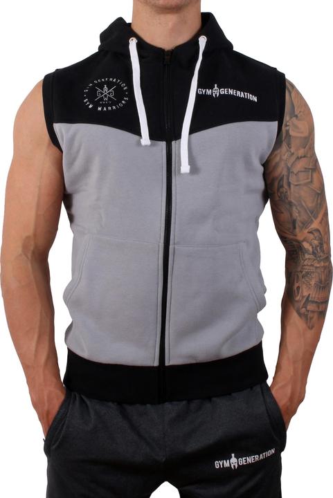 Image du produit Gym Generation Alpha Hoodie - BLACK / GREY (L)