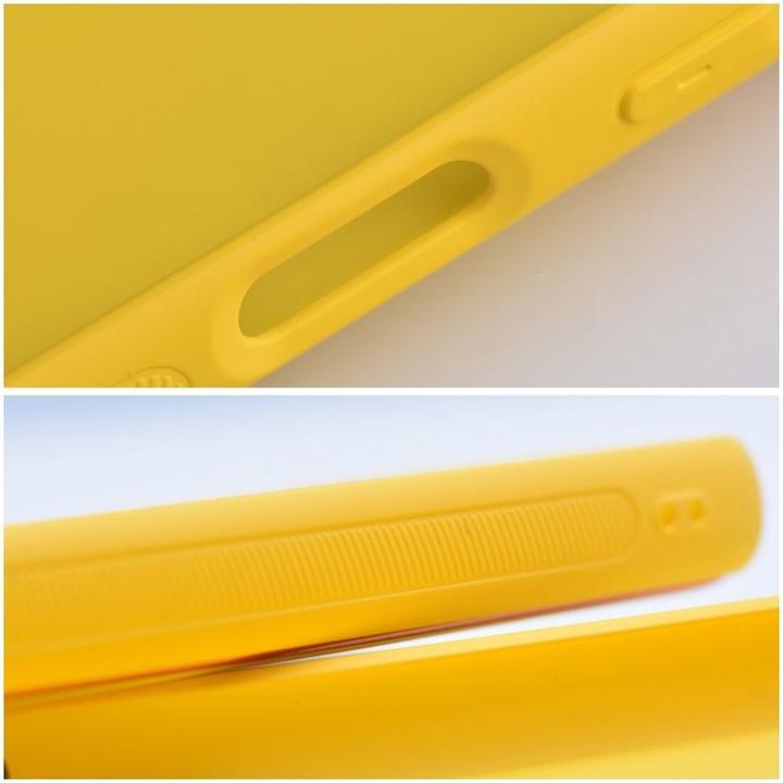 Produktbild OEM Back panel cover LEATHER case for SAMSUNG S24 Plus yellow (Samsung Galaxy S24+)