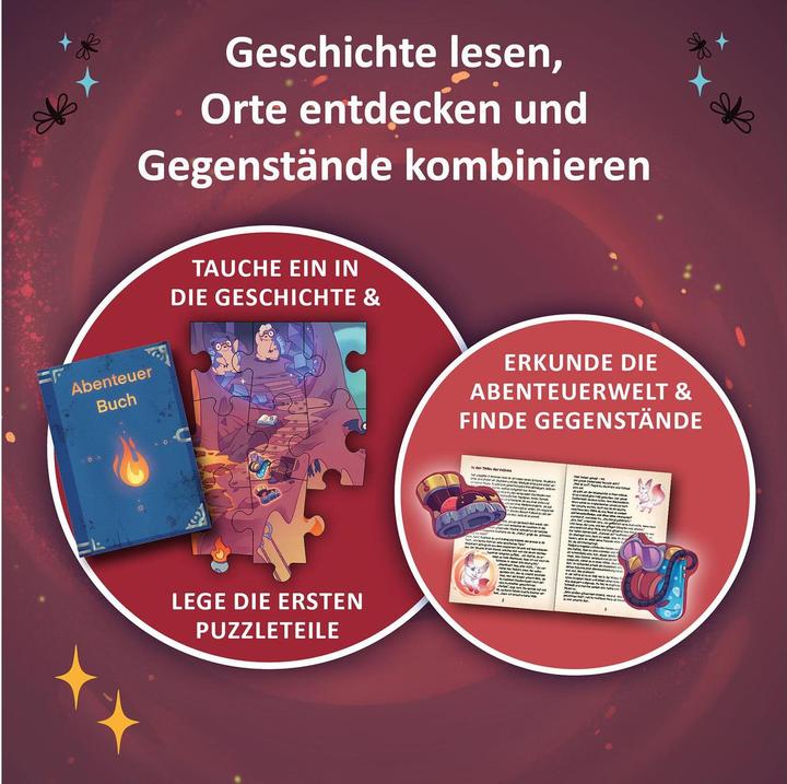 Produktbild Kosmos Adventure Puzzle: In den Tiefen des Vulkans (258 Teile)