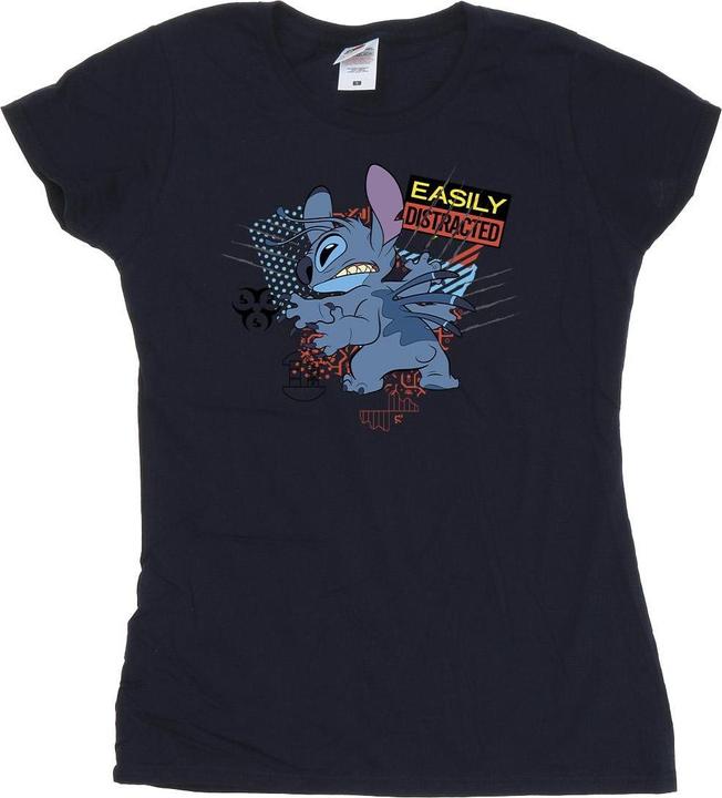 Produktbild Disney Lilo And Stitch Easily Distracted TShirt (M)