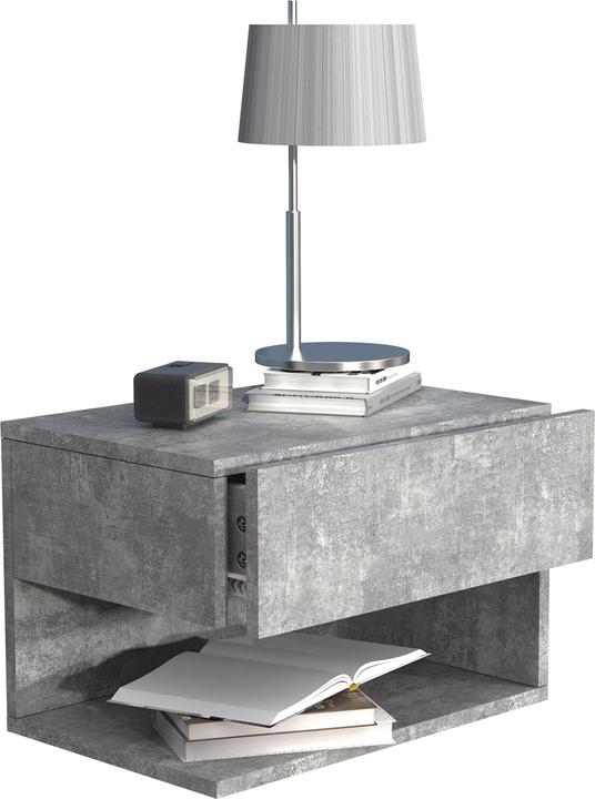 Produktbild VCM Holz Wandschublade Nachtschrank Wandboard Schublade Konsole Nachttisch Usal XL 45 cm (45 x 32 x 32 cm)