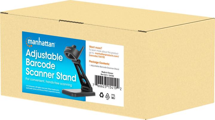 Produktbild Manhattan Verstellbare Halterung für Barcodescanner