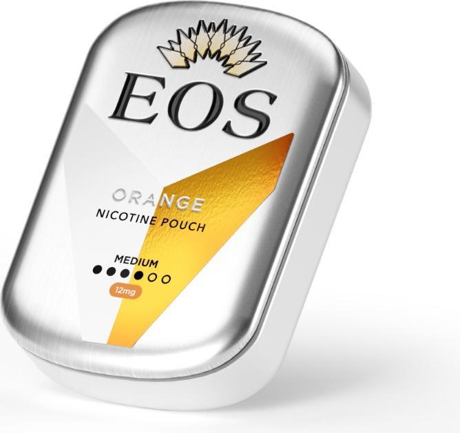 Actual product image Empire of Snus EOS - All White Medium - Orange (Nicotine Pouches, 12 mg)