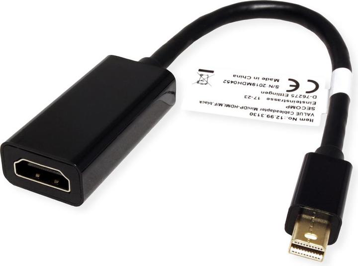 Actual product image Value MiniDP to (HDMI, 1.40 cm)