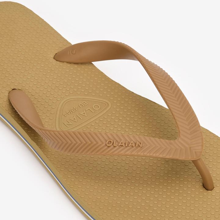 Produktbild Olaian Zehensandalen Herren 500 beige (45)