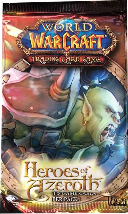 Produktbild World of Warcraft TCG Heroes of Azeroth TCG Booster Pack (Englisch, Booster Pack)