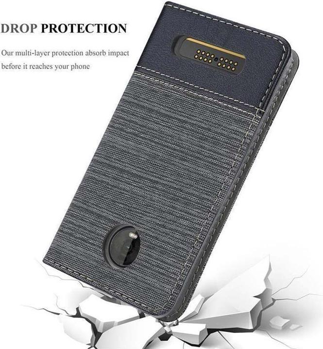 Productafbeelding Cadorabo Boek Jeans Optiek Cover (Motorola Moto Z4)