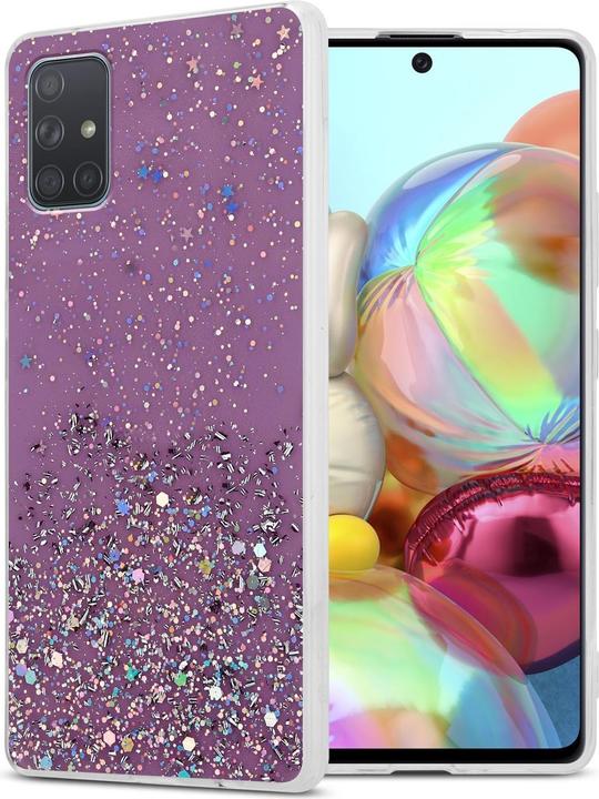 Viola con glitter