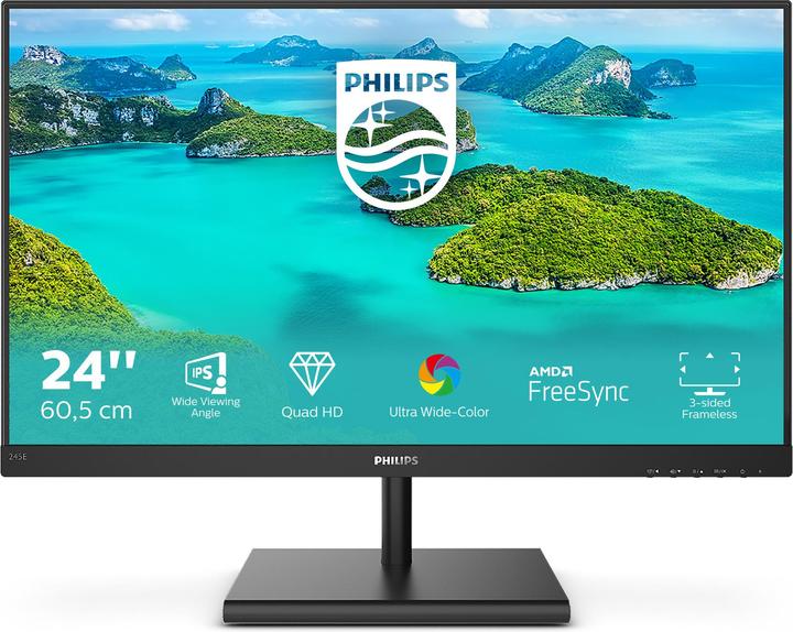Produktbild Philips 245E1S/00 (2560 x 1440 Pixel, 24")