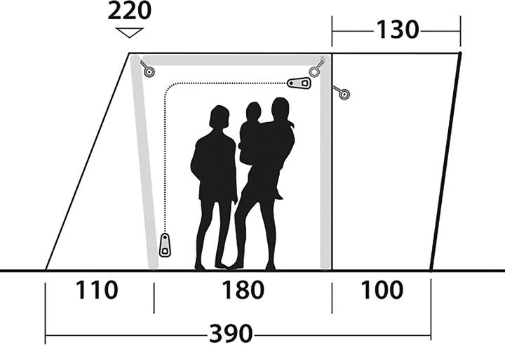 Actual product image Outwell Jonesville 290SA Flex (Awning, 26.70 kg)