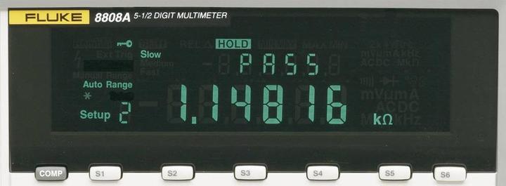 Actual product image Fluke Bench multimeter 08A 240V (CAT I 1000V, CAT II 600V)