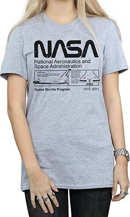 Image du produit Nasa Femme/Les femmes - T-shirt classique avec navette spatiale (M)