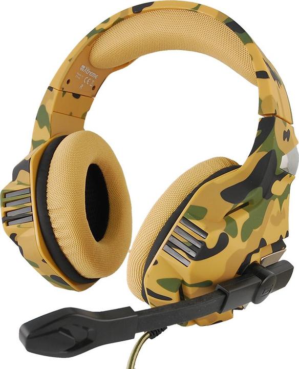 Immagine prodotto Xtreme Predator XC300-Pro Stereofonico Padiglione auricolare Mimetico (Cablato)